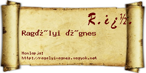 Ragályi Ágnes névjegykártya